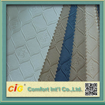 Custom Car Interior Decoration PVC Artificial Leather Material for Garment , Luggage , Glove